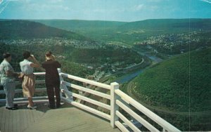 USA View from Flagstaff Mountain Park Pennsylvania Vintage Postcard 07.36