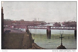 AYR, Scotland, UK, PU-1904; Harbour, Bridge