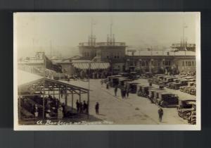 Mint Mexico Real Picture RPPC Postcard Barbeque Tijuana Market Stree view 1930s