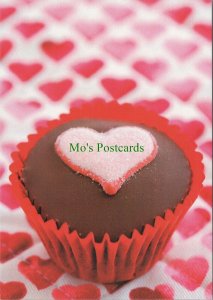 Food & Drink Postcard - Cookery - Baking - A Cupcake With a Heart RR13804