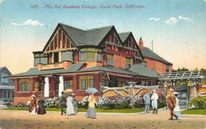 THE NAT GOODWIN COTTAGE Ocean Park, CA Santa Monica 1911 Vintage Postcard