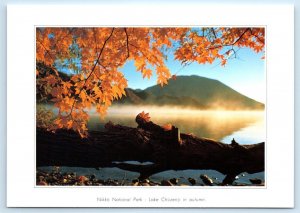 Nikko National Park Lake Chuzenji in autumn JAPAN 4x6 Postcard