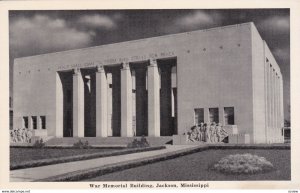 JACKSON, Mississippi, 1930-50s; War Memorial Building