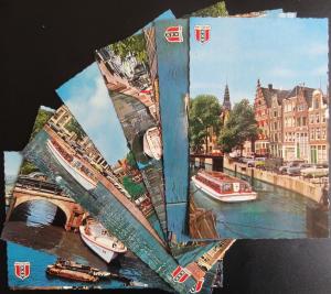 Amsterdam: Collection of 12 Postcards c1970's ALL IMAGES SHOWN