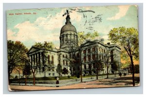 Vintage 1910 Postcard Panoramic View State Capitol Building Atlanta Georgia