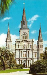 NEW ORLEANS, LA Louisiana   ST LOUIS CATHEDRAL   c1960's Chrome Postcard