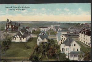 America Postcard - General View, Old Orchard, Showing Town Hall, Maine  MB2602