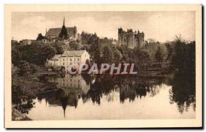 Old Postcard Les Chateaux De La Loire Chateau de Montreuil Bellay