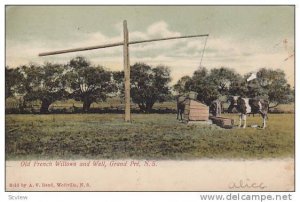 Old French willows and well, Grand Pre, Nova Scotia, 00-10s