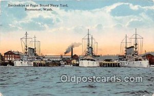 BattleShip Puget Sound Navy Yard Bremerton, Washington 1918 