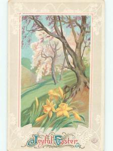 Divided-Back EASTER SCENE Great Postcard AA1629