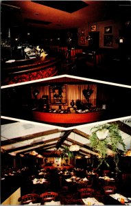 Vtg Tiffanys Restaurant & Lounge Interior View St Petersburg Florida FL Postcard