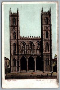 Postcard Montreal Quebec c1906 L’Eglise De Notre Dame A