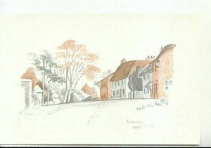 Wiltshire Postcard -  Avebury - Showing Houses - Ref 20811A