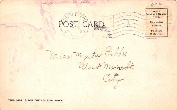 Erie Depot Goshen, New York Postcard