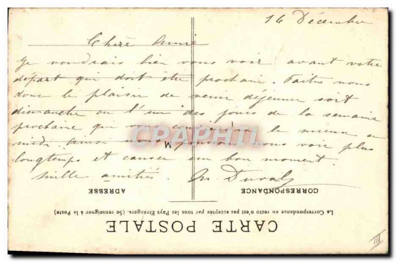 Postcard Old Surname The holy of France Sainte Genevieve