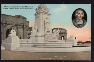DC WASHINGTON Christopher Columbus Memorial, Union Station Plaza ~ DB