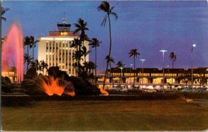 John Rodgers Terminal Honolulu Hawaii Vintage Postcard Standard View Card 