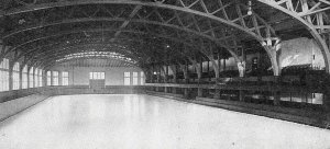 Postcard Interior of Elysium ,Largest Ice Skating Rink in World, Cleveland,OH.