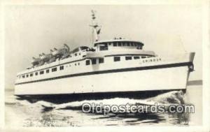 Real Photo, The New Flagship, Puget Sound, MV Chinook, Washington USA Steam S...