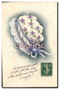 Old Postcard Fancy St. Catherine Bonnet