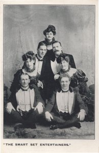 The Smart Set Entertainers Victorian Founded Theatre Group Postcard