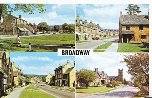 Worcestershire Postcard - View of Broadway - Showing Houses    ZZ3624