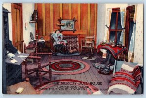 St. Paul Minnesota Postcard White Bear Lake Lux Memory Doll House Parlor c1940