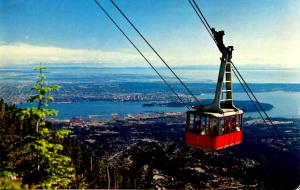 Canada - BC, North Vancouver. Grouse Mountain  (Aerial Lift)