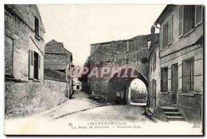 Coucy the Castle - The Gate of Soissons - - Old Postcard