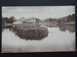 Oxfordshire : Marsh Moulin & Weir, Henley On Thames c1908 par M. J.R, B