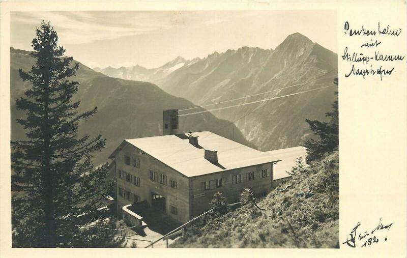 berghaus down the cable car in mayrhofen , zillertal valley , tyrol , austria