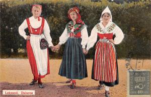BR44312 Leksand dalarne costume folklore dances sweden