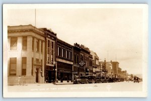 Rapid City South Dakota SD Postcard RPPC Photo South Side Of Main Street Cars