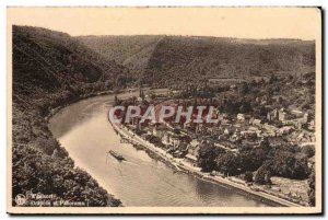 Old Postcard Wanlsort Flag and panorama