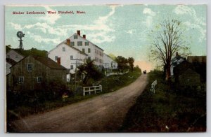 Shaker Settlement West Pittsfield MA Massachusetts Postcard W30