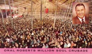 Nashville Tennessee Roberts Million Soul Crusade Postcard J53478