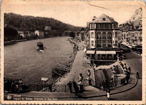 Hotel de la Collegiale Dinant Wallonia Vintage Postcard