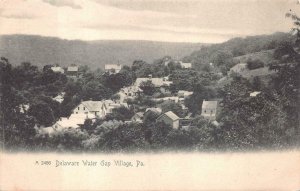 DELAWARE WATER GAP VILLAGE PENNSYLVANIA ROTOGRAPH POSTCARD (c. 1905)