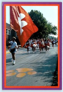 CLEMSON UNIVERSITY, SC ~ Cheerleaders PRE GAME MARCH Band 4x6 Postcard