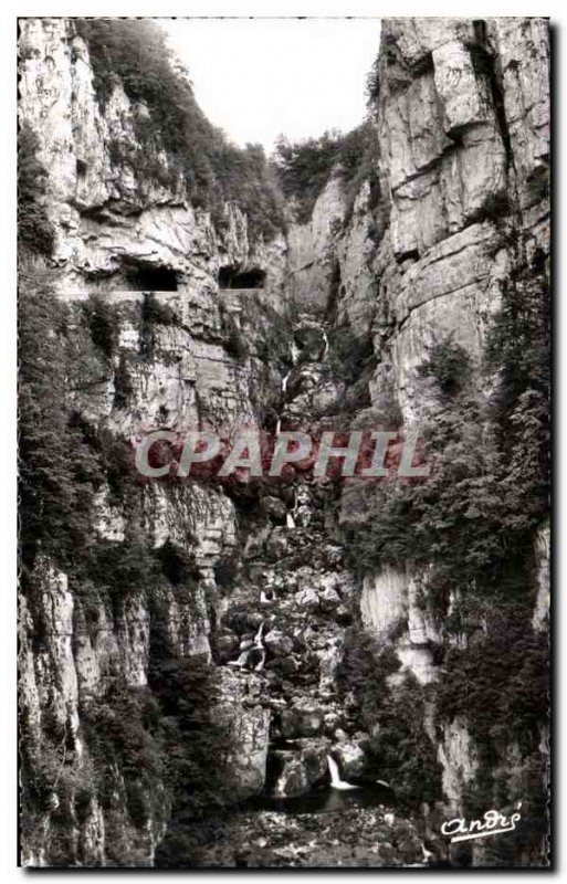 Modern Postcard The Beautiful French Alps Vercors The Great Narrow Cascade Ve...