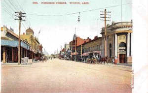 Congress Street Tucson Arizona 1905c postcard