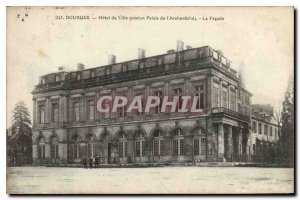 Old Postcard Bourges Hotel de Ville (Old Palace Archeveche) The Facade