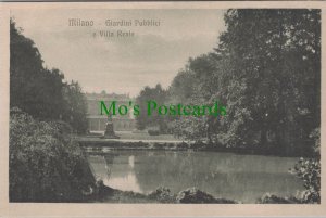 Italy Postcard - Milan / Milano, Giardini Pubblici e Villa Reale  RS33935