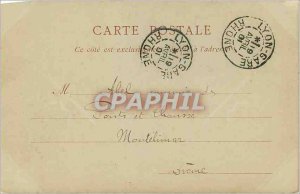 Old Postcard Lyon prefecture (1900 card)