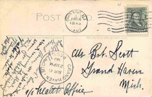 Life Saving Station Boats Launch Chicago Illinois 1907 postcard