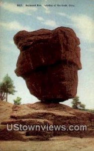 Balanced Rock - Garden of the Gods, Colorado CO  