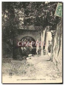 Old Postcard Charbonnieres Les Bains Bridge