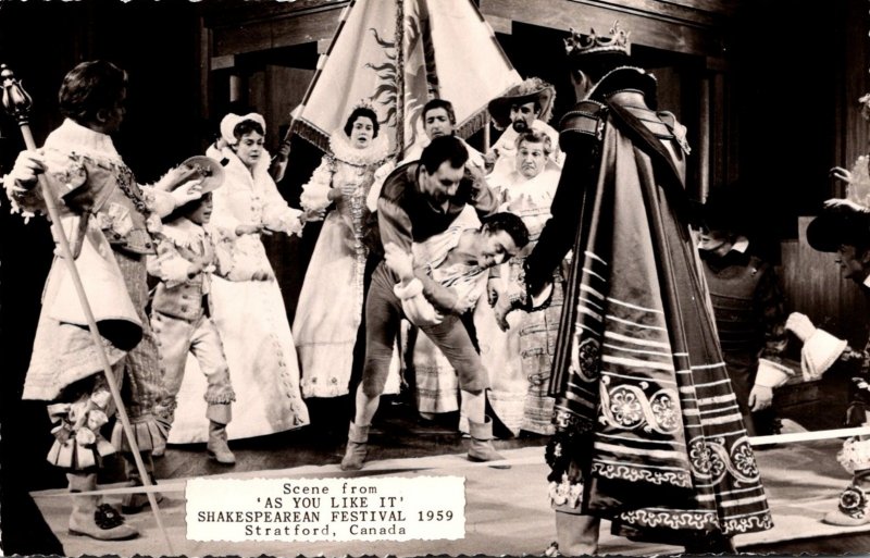 Canada Stratford Shakespearean Festival 1959 Scene From As You Like It&...