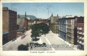 Victoria Square Montreal Canada 1926 